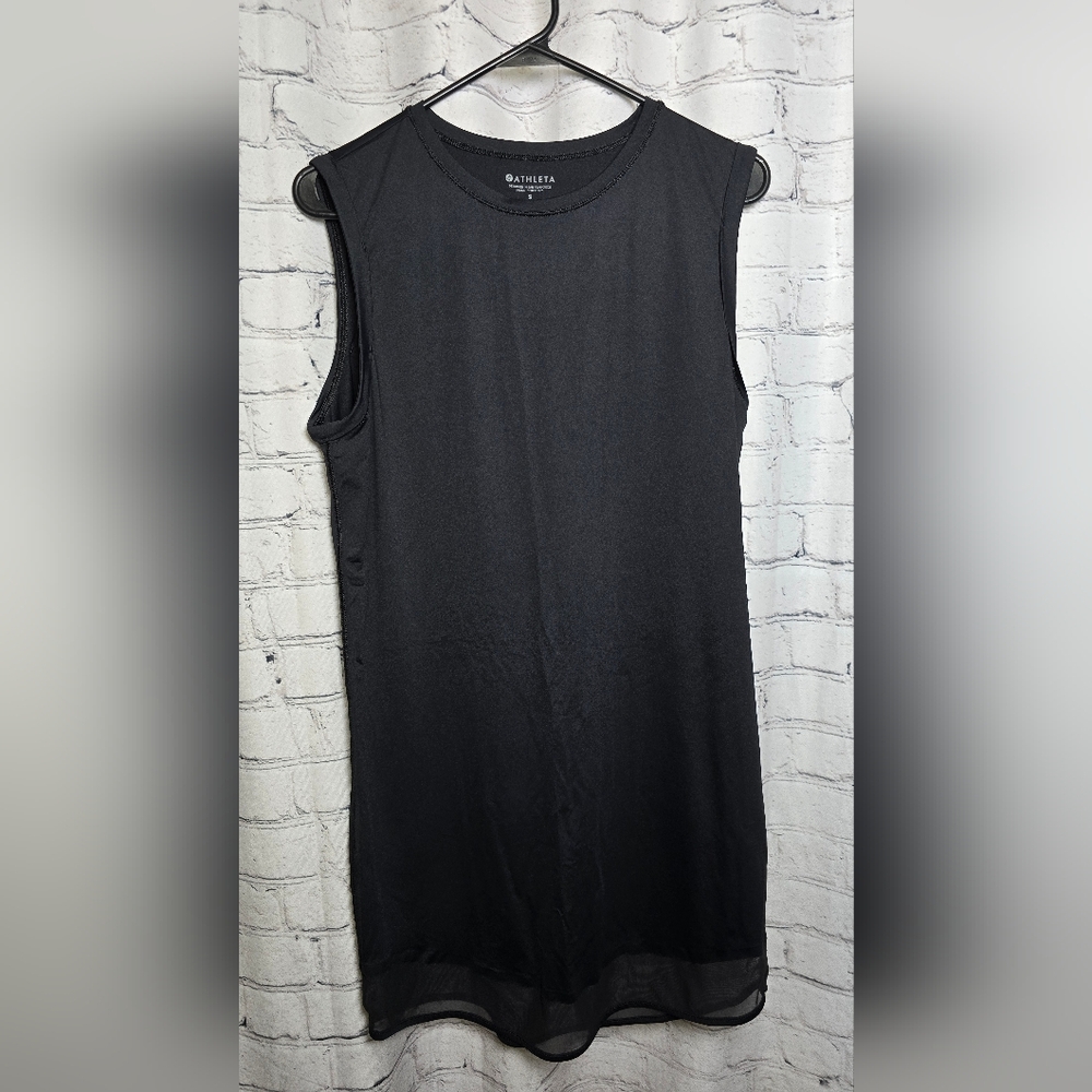 Athleta Sunlover‎ UPF Black Sleeveless Dress Size Small
